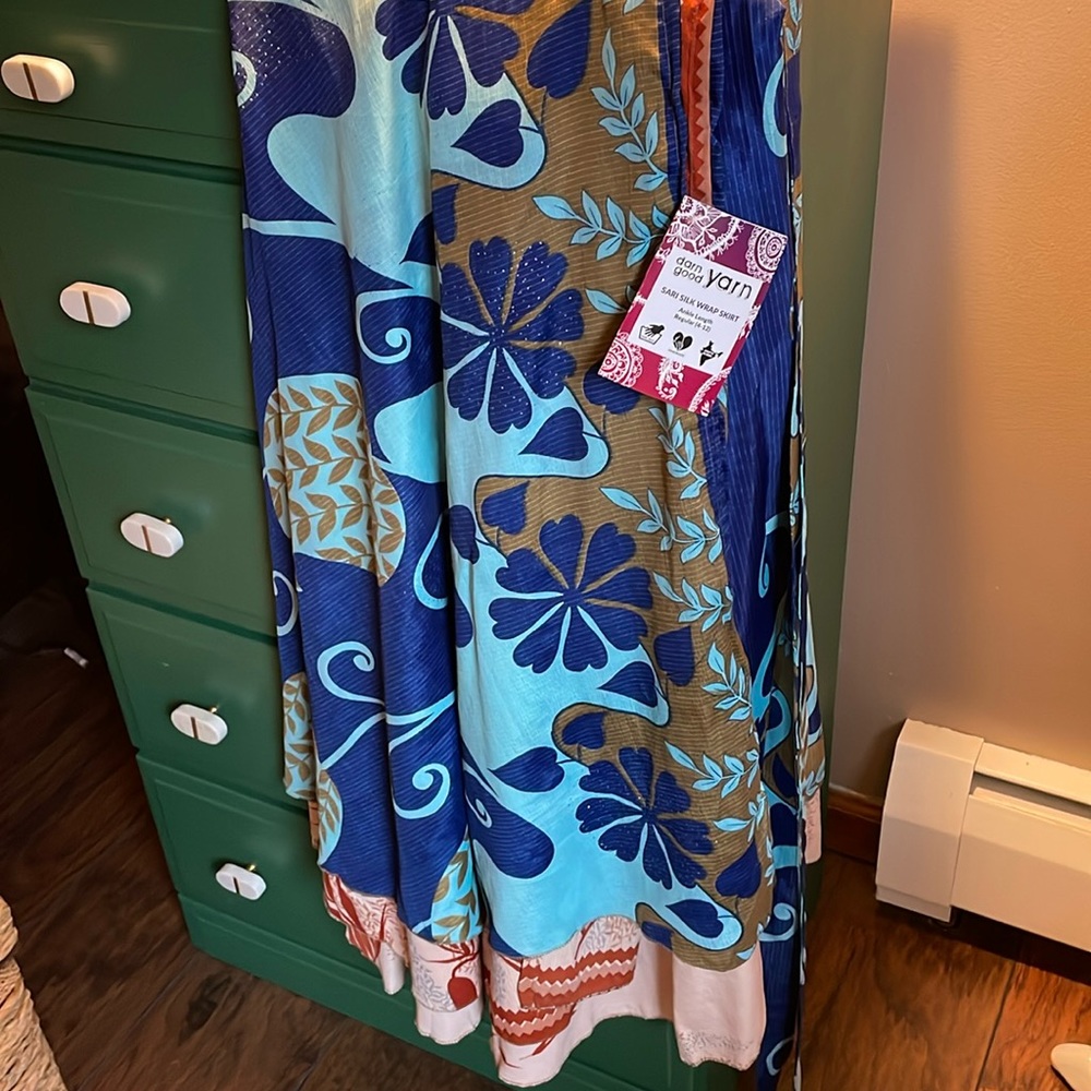 Darn Good Yarn Sari Skirt